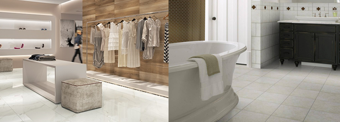 Entenda a diferença entre a cerâmica e o porcelanato Entenda a diferença entre a cerâmica e o porcelanato